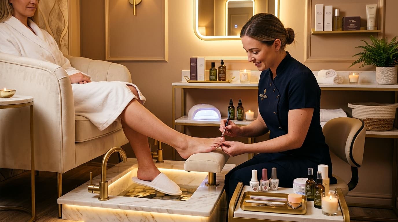 Pedicura Semipermanente - Tratamiento en DK Wellness