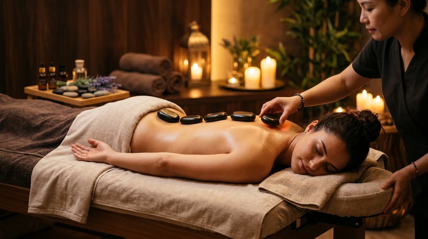 Masaje Hot Stone - DK Wellness